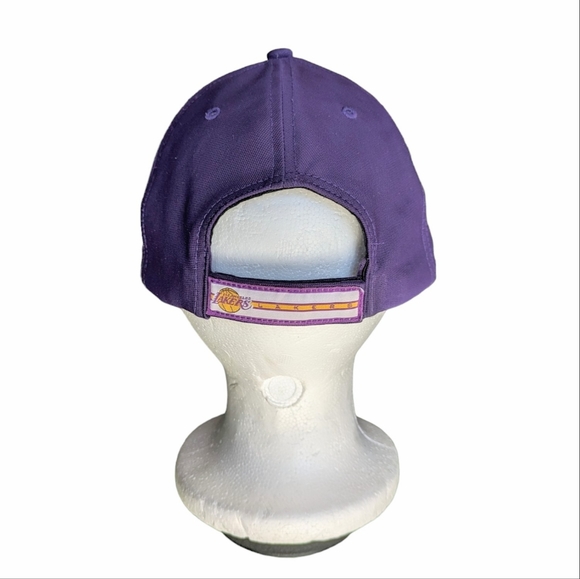 Vintage Los Angeles Lakers Basketball 47 Hardwood Classics Edition 1990's Hat - Picture 8 of 14